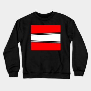 Abstract - red, black and white. Crewneck Sweatshirt